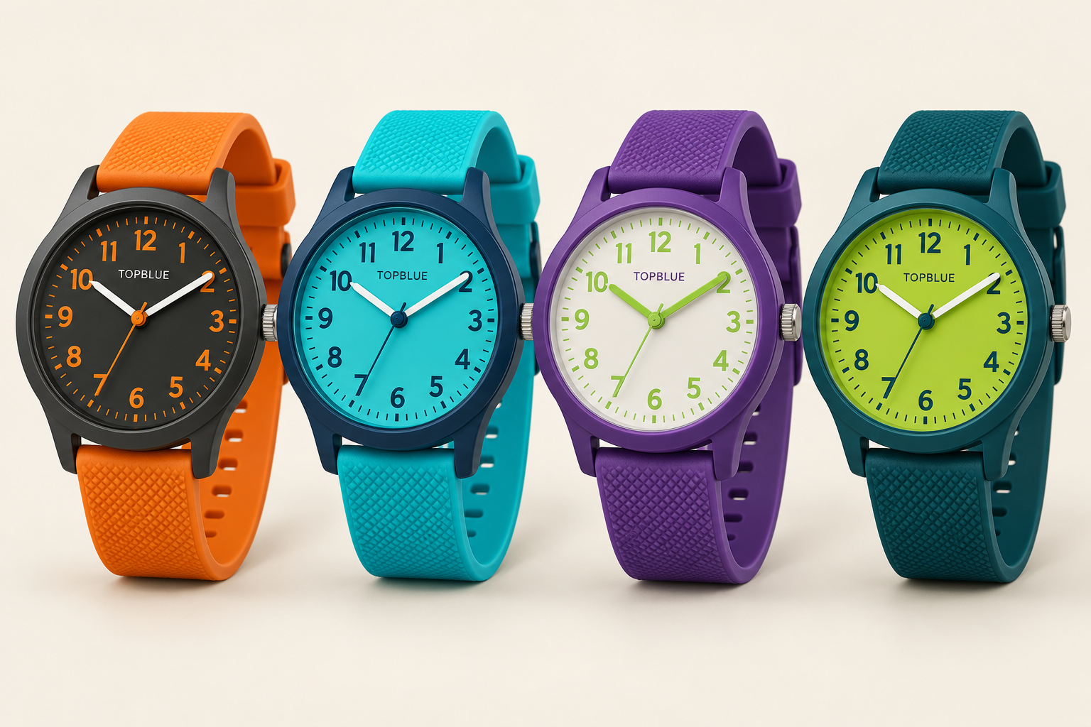 TOPBLUE AI-styled watch design visualization