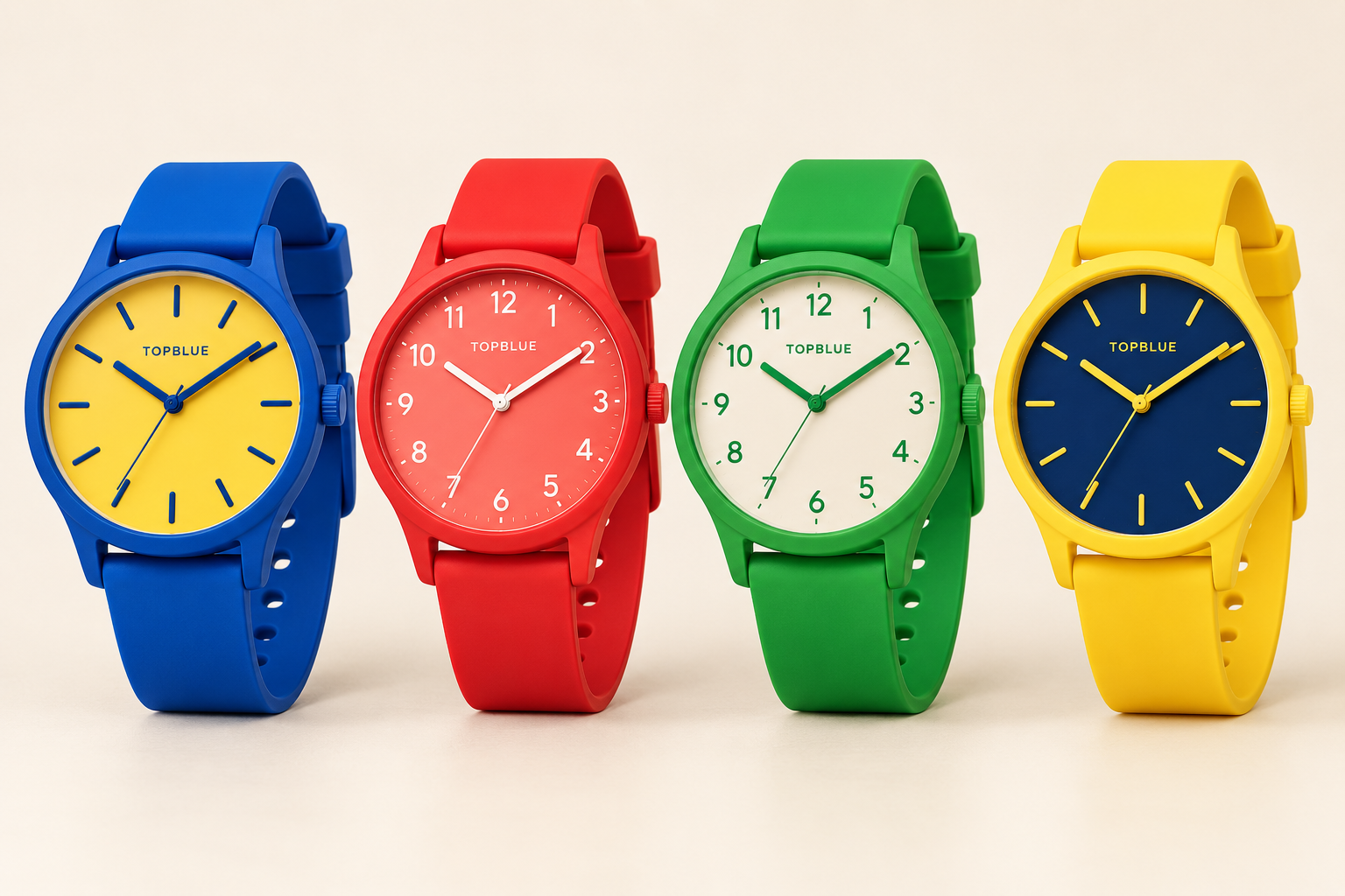 TOPBLUE AI-styled watch design visualization