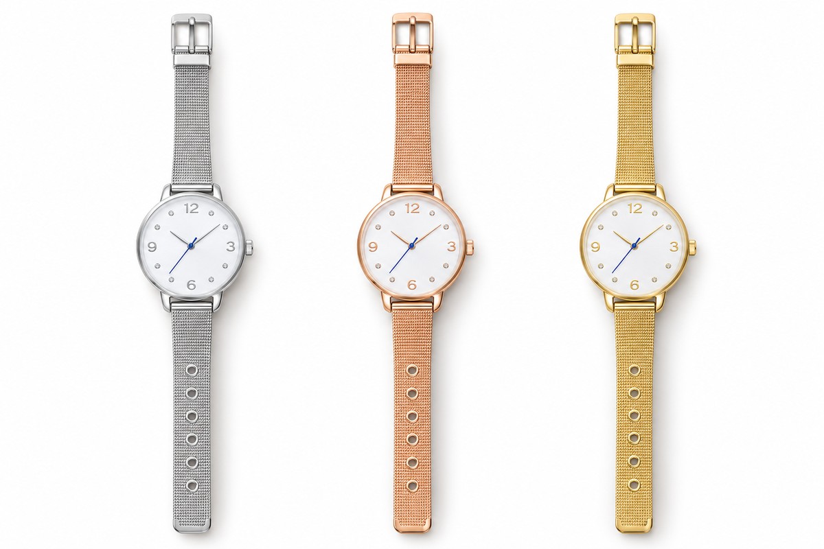 TB-4146 / mesh / Mesh bracelet watch