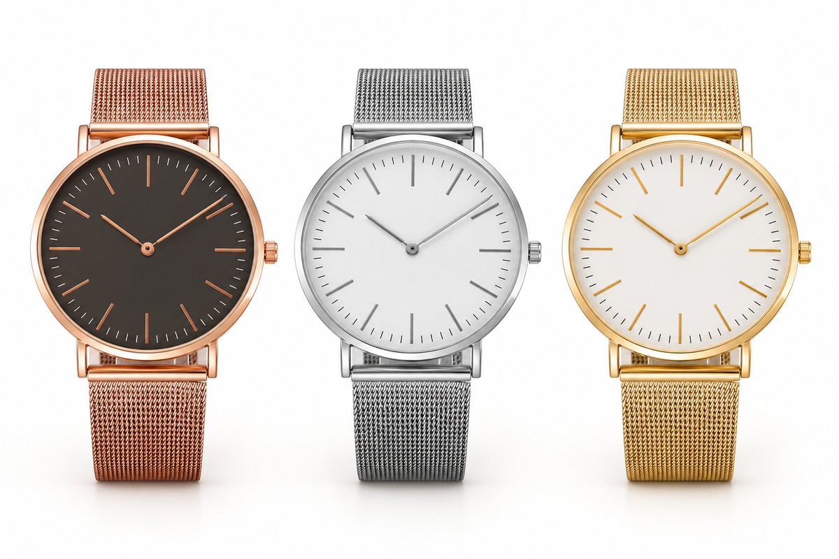 TB-3052 / mesh / Mesh bracelet watch