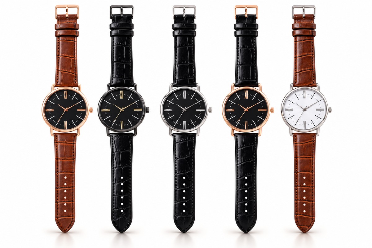 TB-4195 / Classic Roman dial strap watch