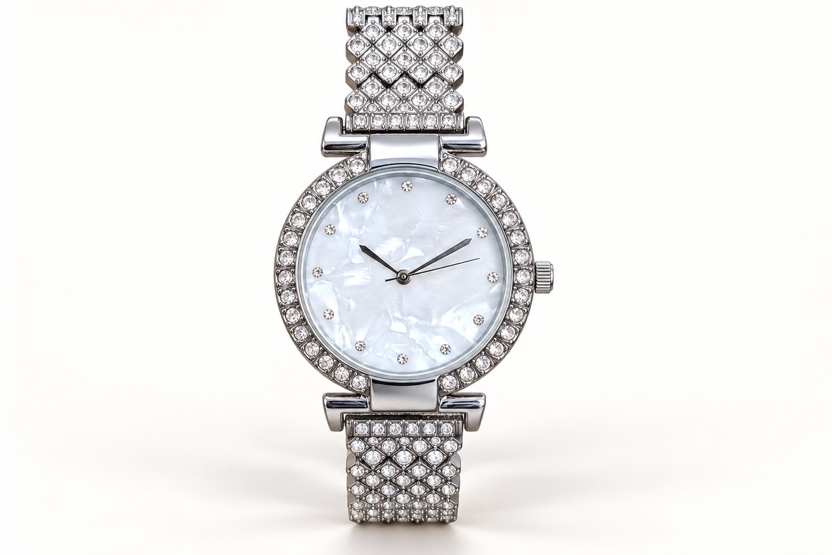 TB-4640 / Crystal bezel jewellery bracelet
