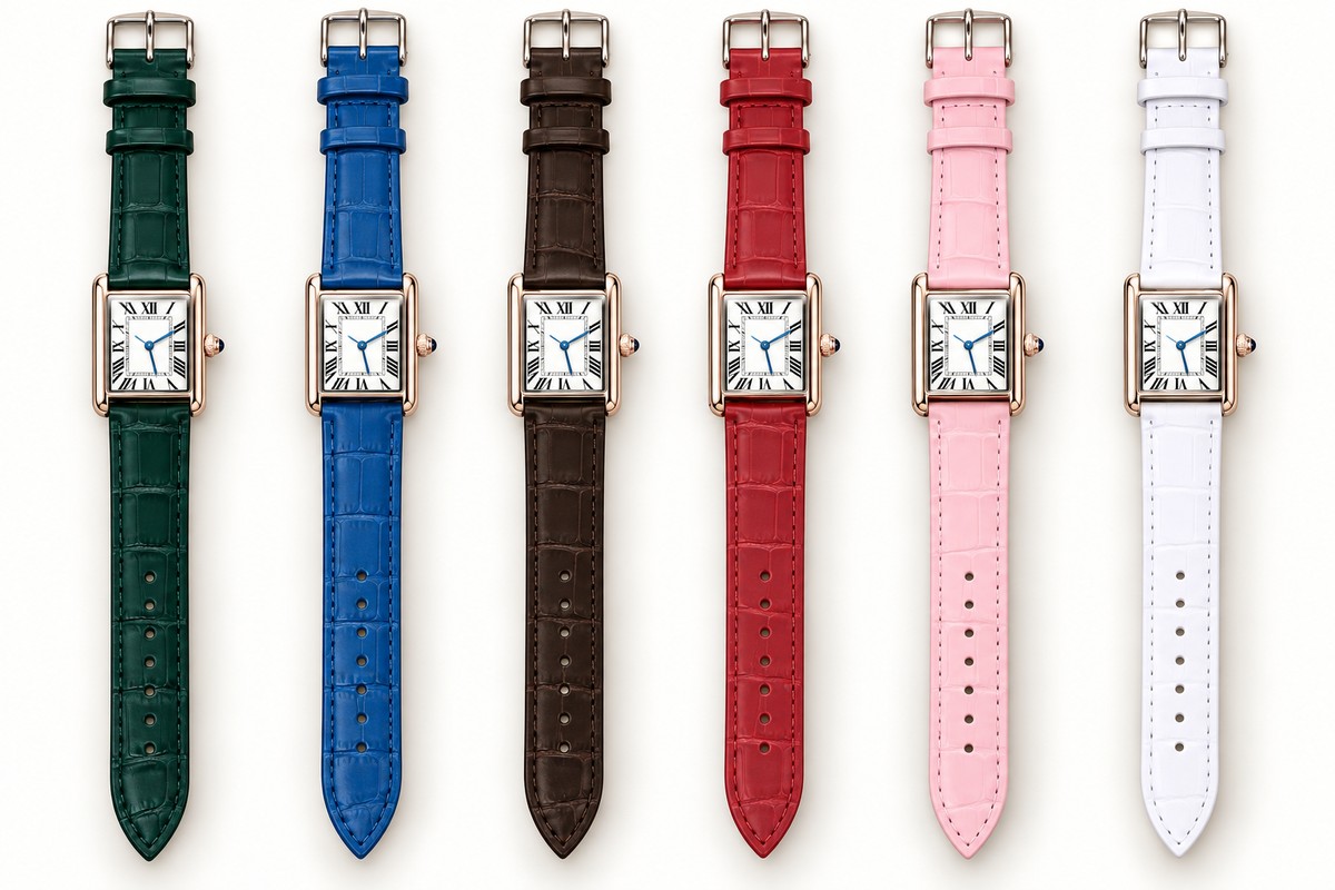 TB-4620 / Rectangular Roman dial strap watch