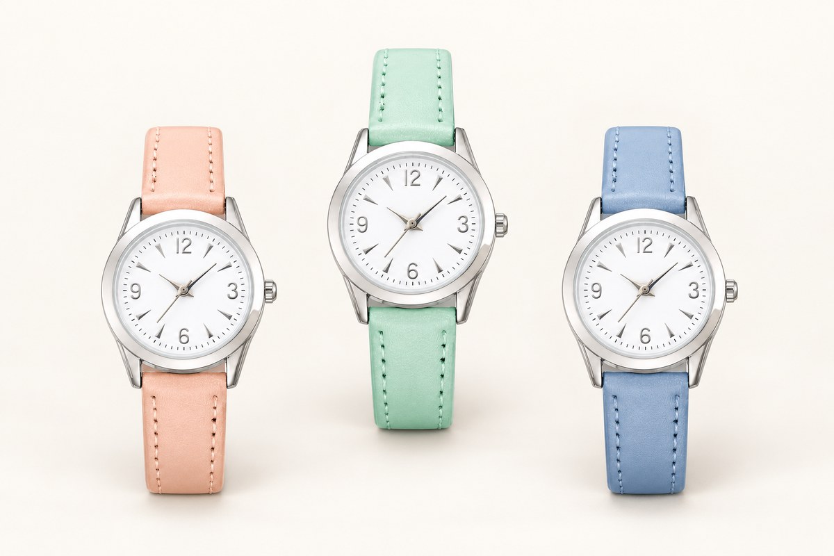 Soft pastel strap colors