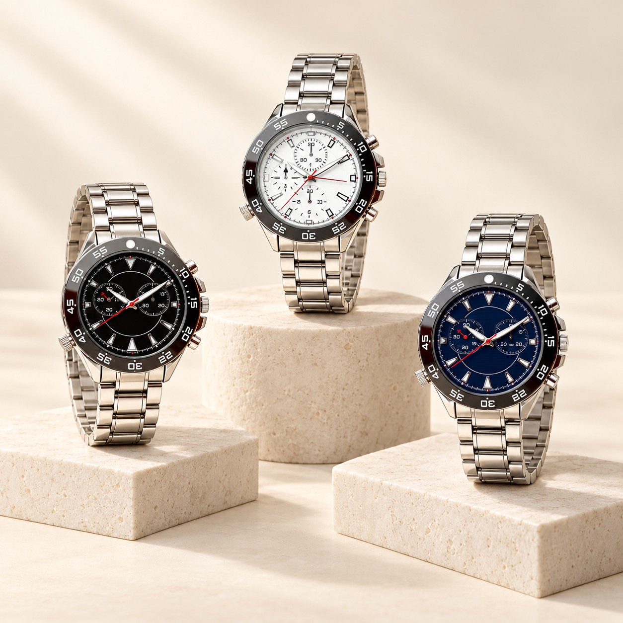 TOPBLUE AI-styled watch design visualization