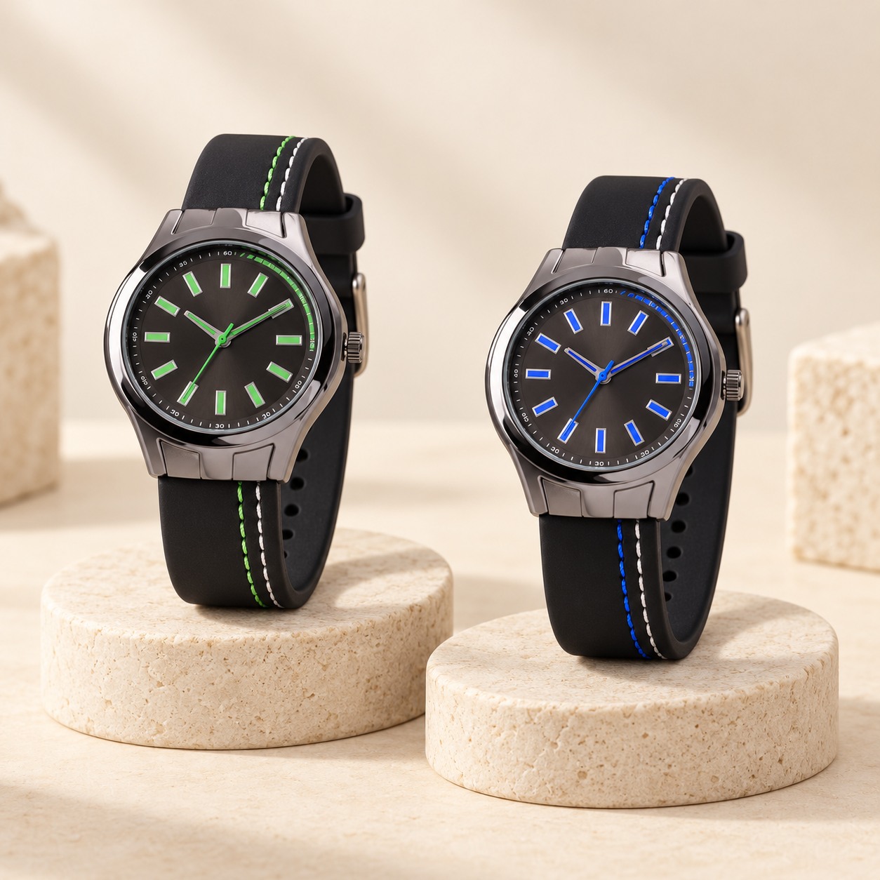 TOPBLUE AI-styled watch design visualization
